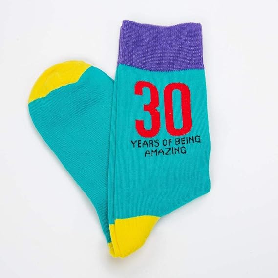 Widdop Men's Socks Fun 30th Birthday Gift 30th Birthday Socks for