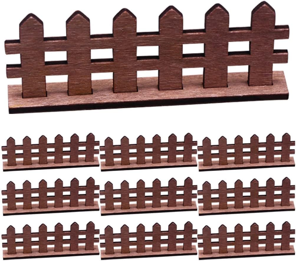 Clôture En Bois Palissade Miniature Fée Jardin Décoration De La Maison