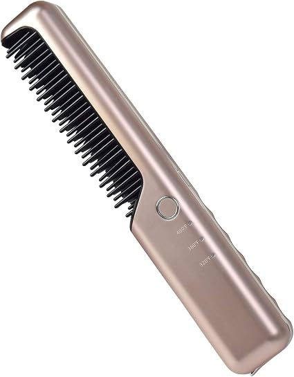 Amazon.com: K-Salon - Cepillo alisador de pelo inalámbrico y peine  calentado, recargable 4050mAh batería Power Hair alisador (oro champán) :  Belleza y Cuidado Personal