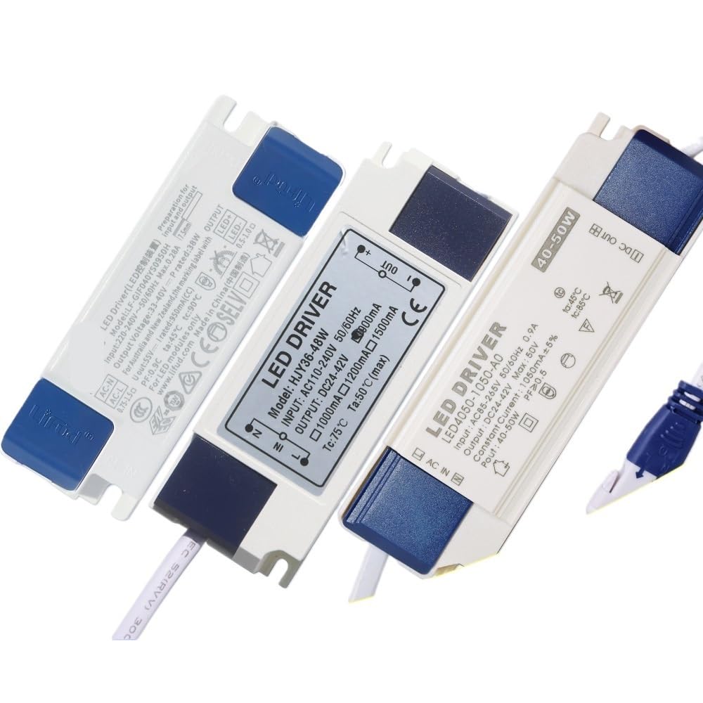 MQXFCZUX AC220-240V 42W LED Driver DC24-42V 1050mA -Lifud Driver Power Supply External Lighting Transformer