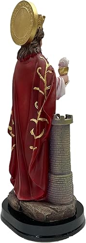 Miniatura 2 de >Estatua de Santa Bárbara Estatua de Santa Bárbara Estatua Sagrada Escultura (12 pulgadas)