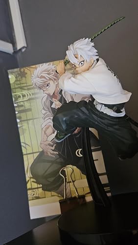 Figurine Shinazugawa Sanemi – Kimetsu No Yaiba – Look Up – PVC 10 Cm – Position Assise – Collection Ou Décoration De Bureau