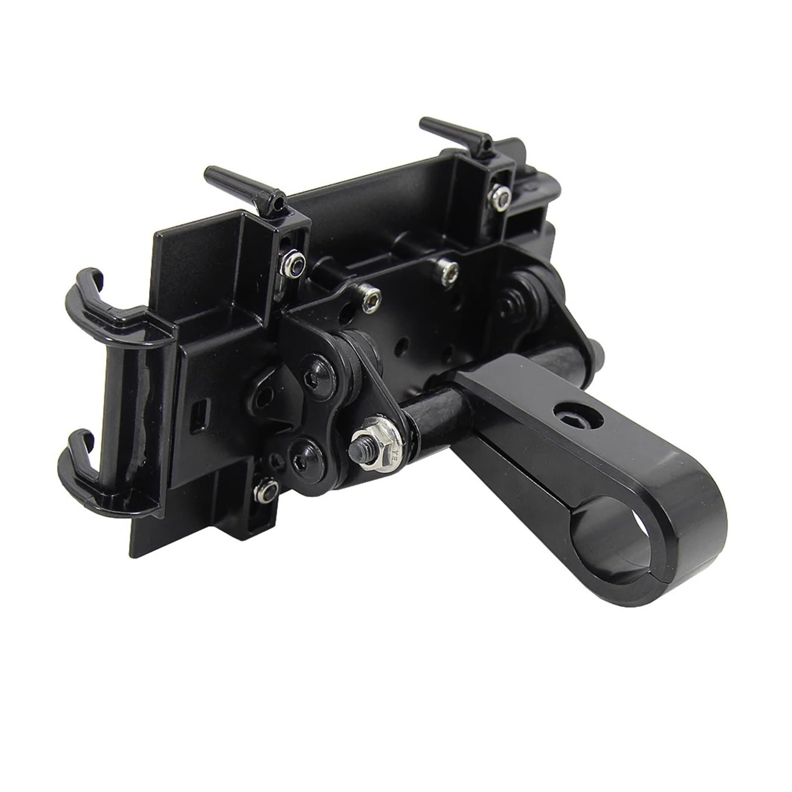 Soporte Móvil Moto Soporte Universal para Manillar De 22 Mm, Color Negro, para GPS Y Teléfono Motocicleta con Abrazadera