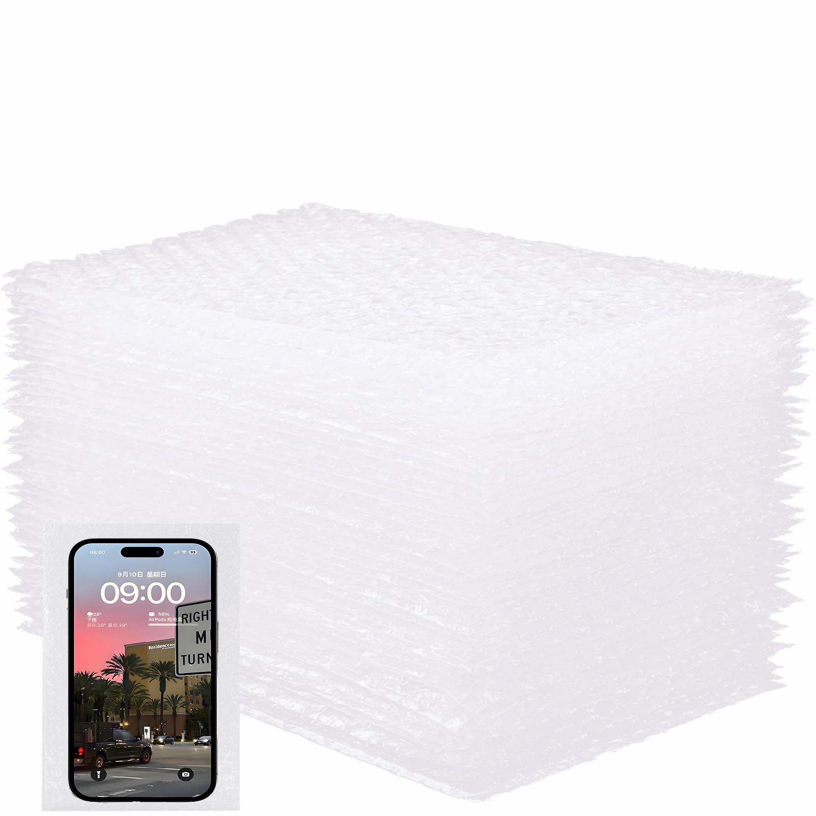 25Pcs Bubble Bag, 6”x10” Bubble Pouches wrap for Shipping, Double Wall Cushioning for Packing, Moving and Storage Fragile China Dishes Electronic Item