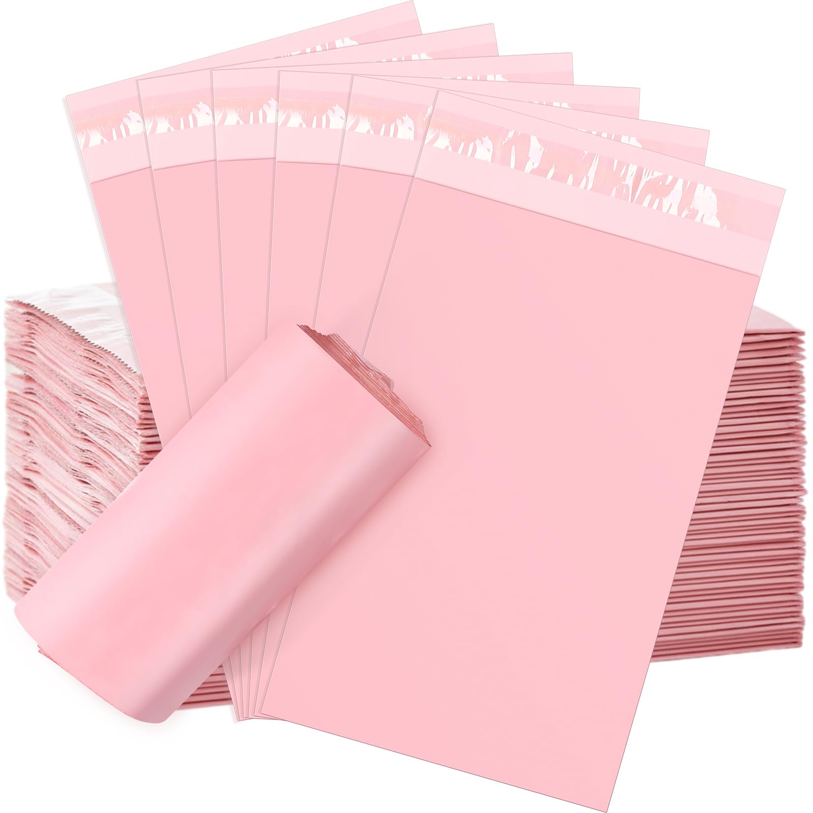 1000 Pcs Sanitary Napkin Disposal Bags Bulk Pink Feminine Hygiene Bags Pack 9.8 x 5.9 Inch to Block Odors for Tampons and Pads Work and Home Dormitories Place