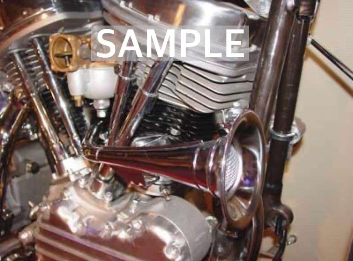 トランペット ホーン ハーレー ソフテイル ビンテージ FXST FLST vintage エボ パンヘッド ショベル ナックル ス