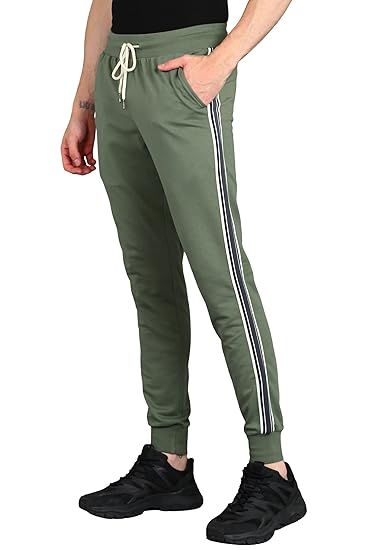 Men's Tape Cotton Joggers Track Pant