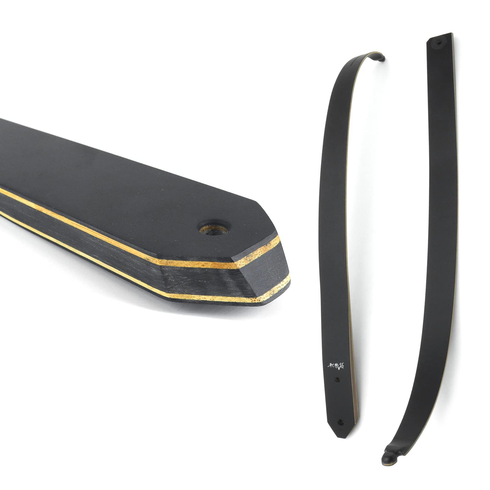 Black Hunter Recurve Bow Limbs Replacement 20lbs,25lbs,30lbs,35lbs,40lbs,45lbs,50lbs,55lbs,60lbs