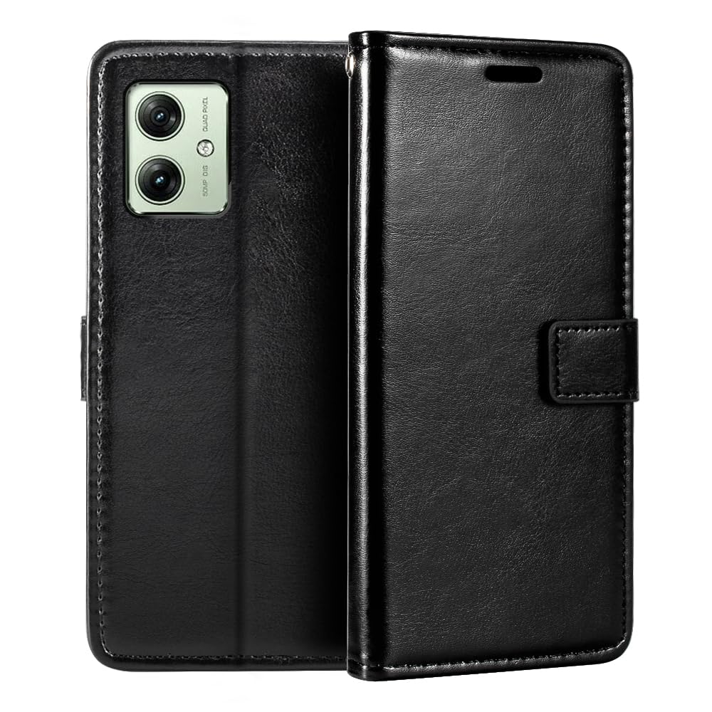 Custodia a portafoglio per Motorola Moto G54, antiurto, con chiusura magnetica, in pelle PU, totem, mandala, in rilievo, con supporto per carte di credito, verde