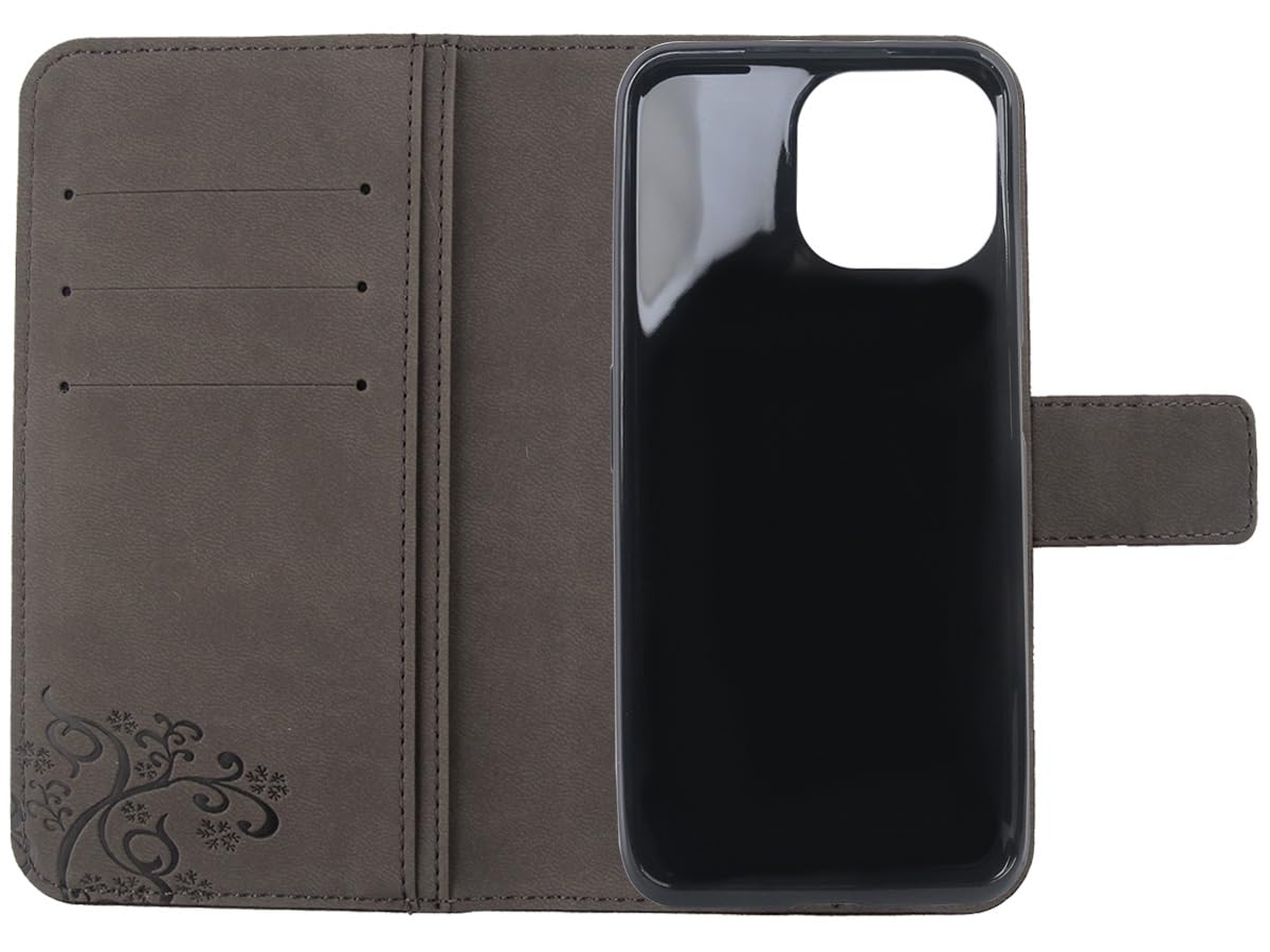 Custodia Portafoglio In Pelle PU Con Supporto Per Cubot P50 (6.22'') - Flip Case Rossa Con Slot Carte - 5