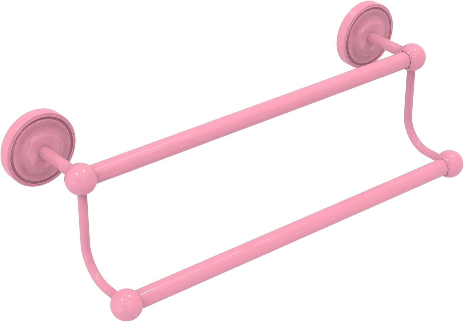 Allied Brass PR-72/30-PNK Prestige Regal Collection 30 Inch Double Towel Bar, Pink 30 Inch Pink