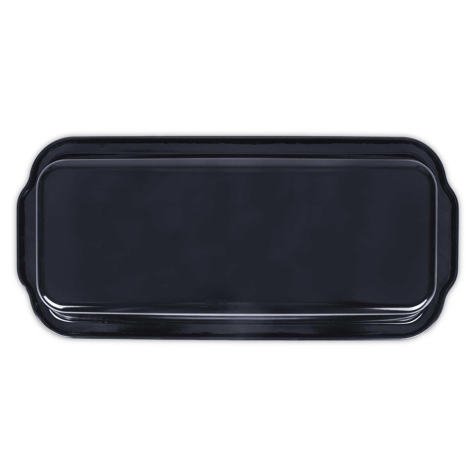 Städter Brotbackform Emaille Black Edition, 30 x 13 x 8 cm, Emaillierte Kastenform für Sauerteig, made without PFAS, Schnittfest, Temperaturbeständig bis 300°C | rz
