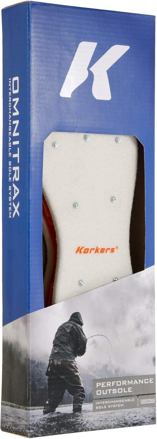 Korkers OmniTrax V3.0 Studded Felt Fishing Shoe Sole