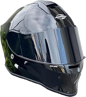 Capacete Moto Mormaii M1 Black Piano Brilho Original Masculino Feminino Esportivo Com Viseira Fumê + Narigueira