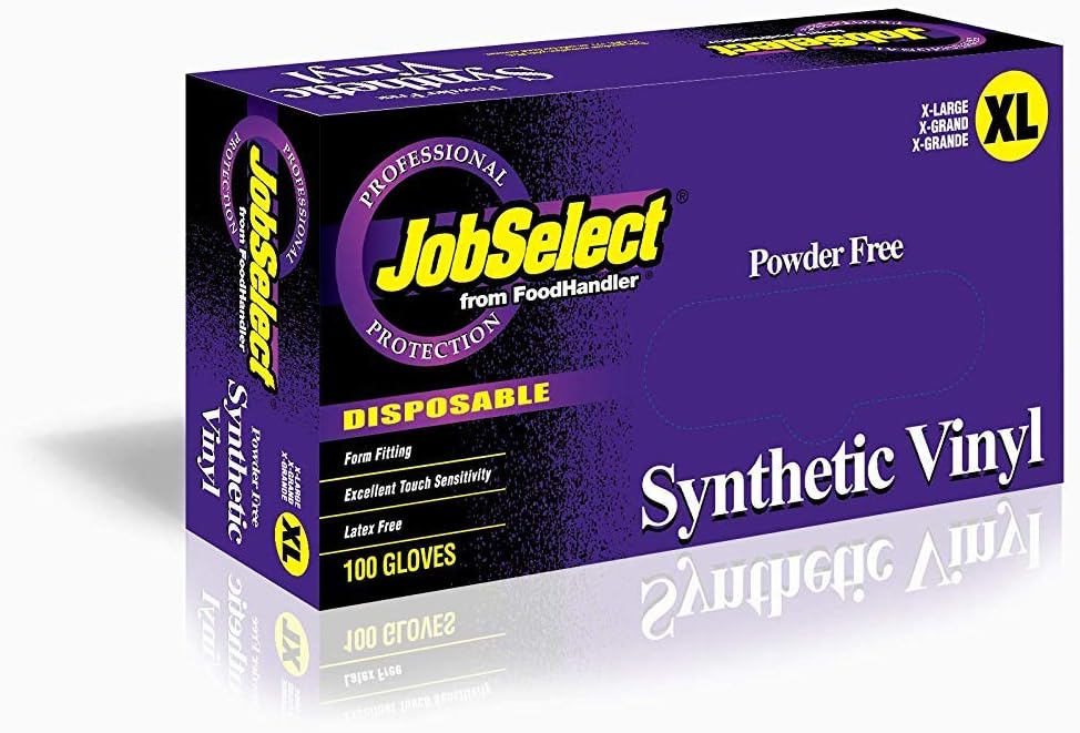 JobSelect 103-418 JobSelect Synthetic Vinyl X-Large White (Pack of 1000)