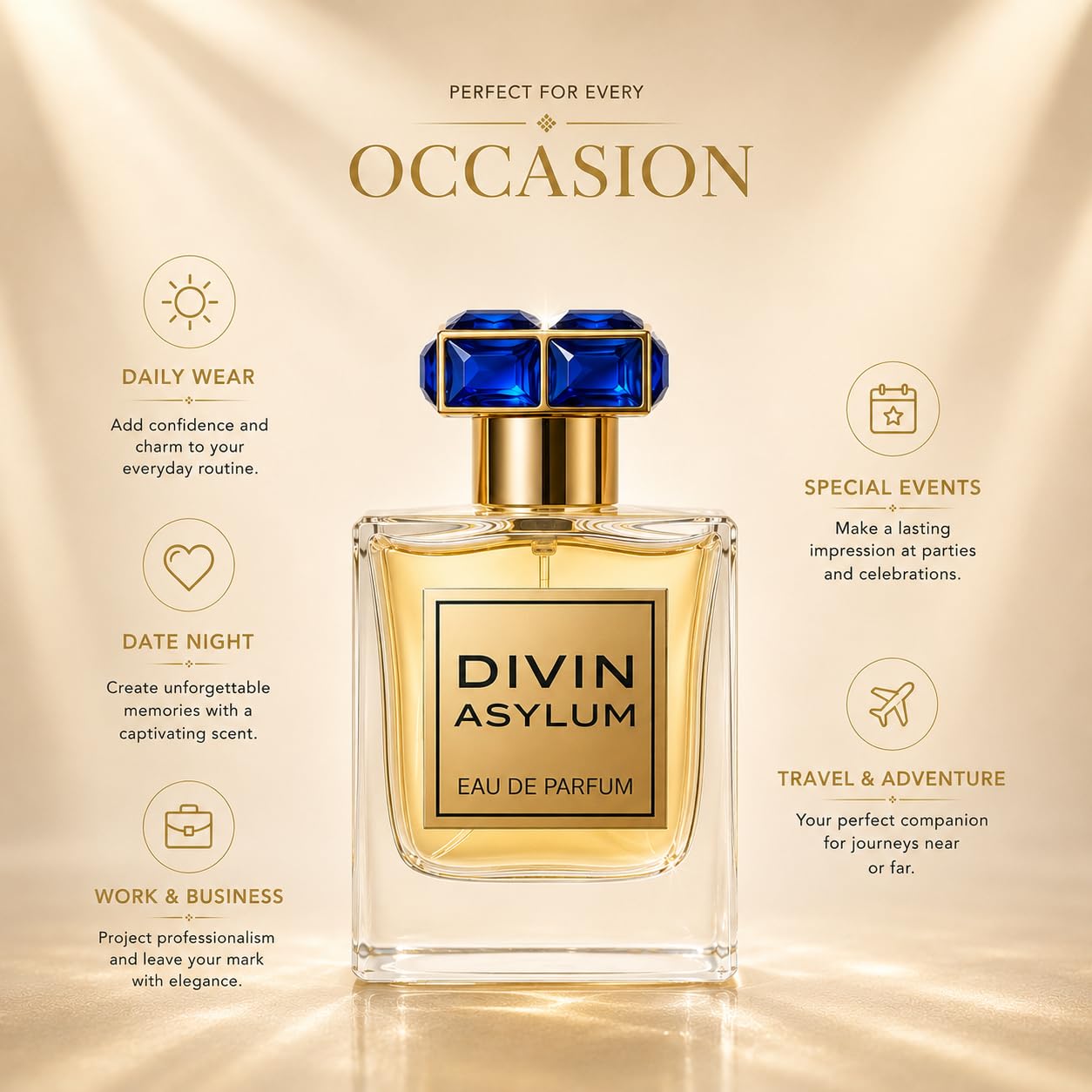 WF Divin Asylum est une eau de parfum de niche pour homme. Un parfum frais et riche de la collection de la marque, inspiré par le thème de l'espace, un espace infini, plein de profondeur et de secrets