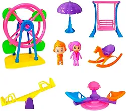 Playset Parquinho Brinquedo Roda Gigante Gangorra Gira-gira
