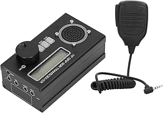 Transceptor de RáDio de Ondas Curtas Transceptor de RáDio ProgramáVel de Modo Completo 8 Bandas de Suporte para Equipamento de Recepção de Sinal de Liga de AlumíNio (Plugue dos EUA)