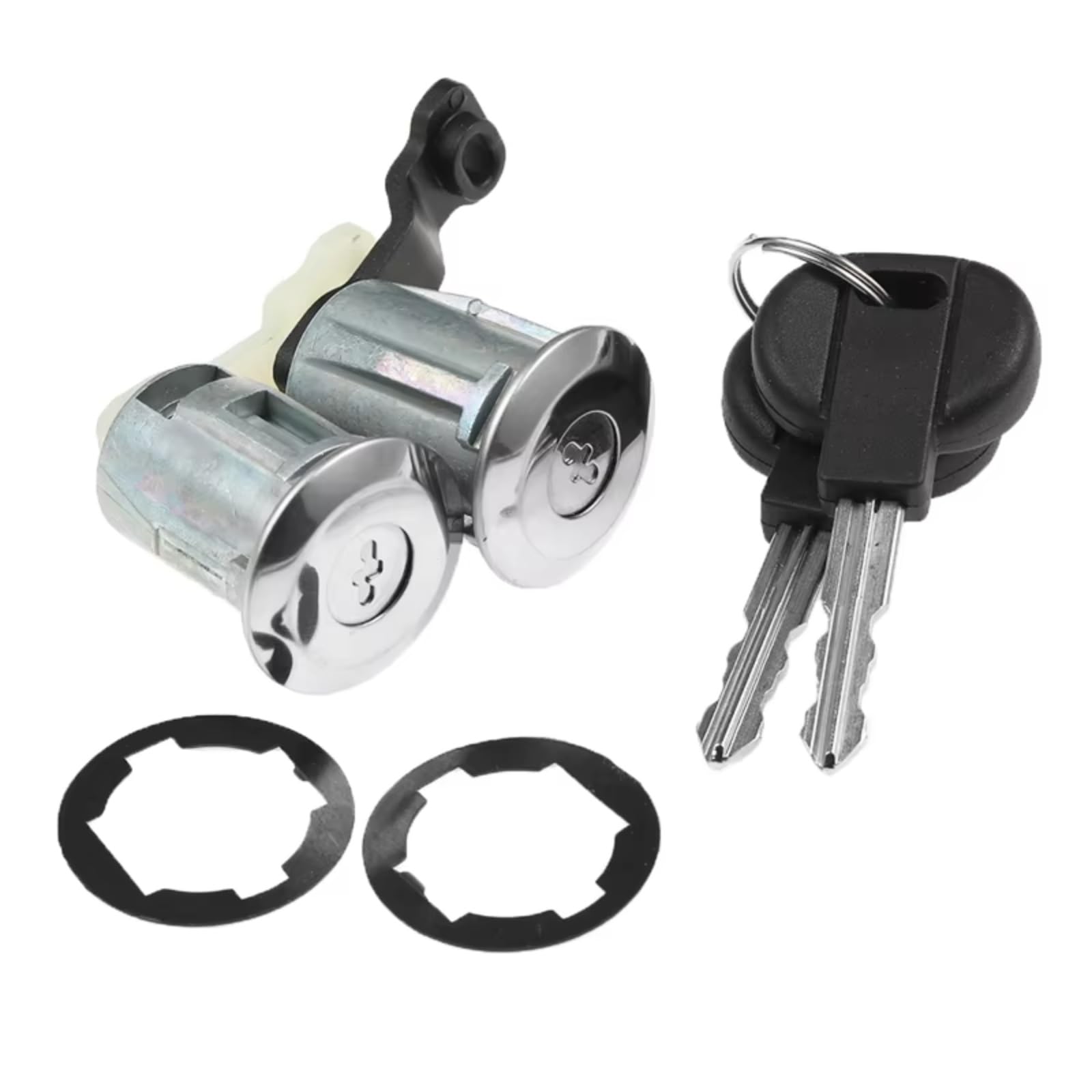 Qaliydfd One Color Ignition Lock Cylinder Compatible With C&Itroen For Xsara 1997-2005 For Berlingo 1996-2008 Switch Ignition Door Lock Cylinder 9170G3 252522 Set