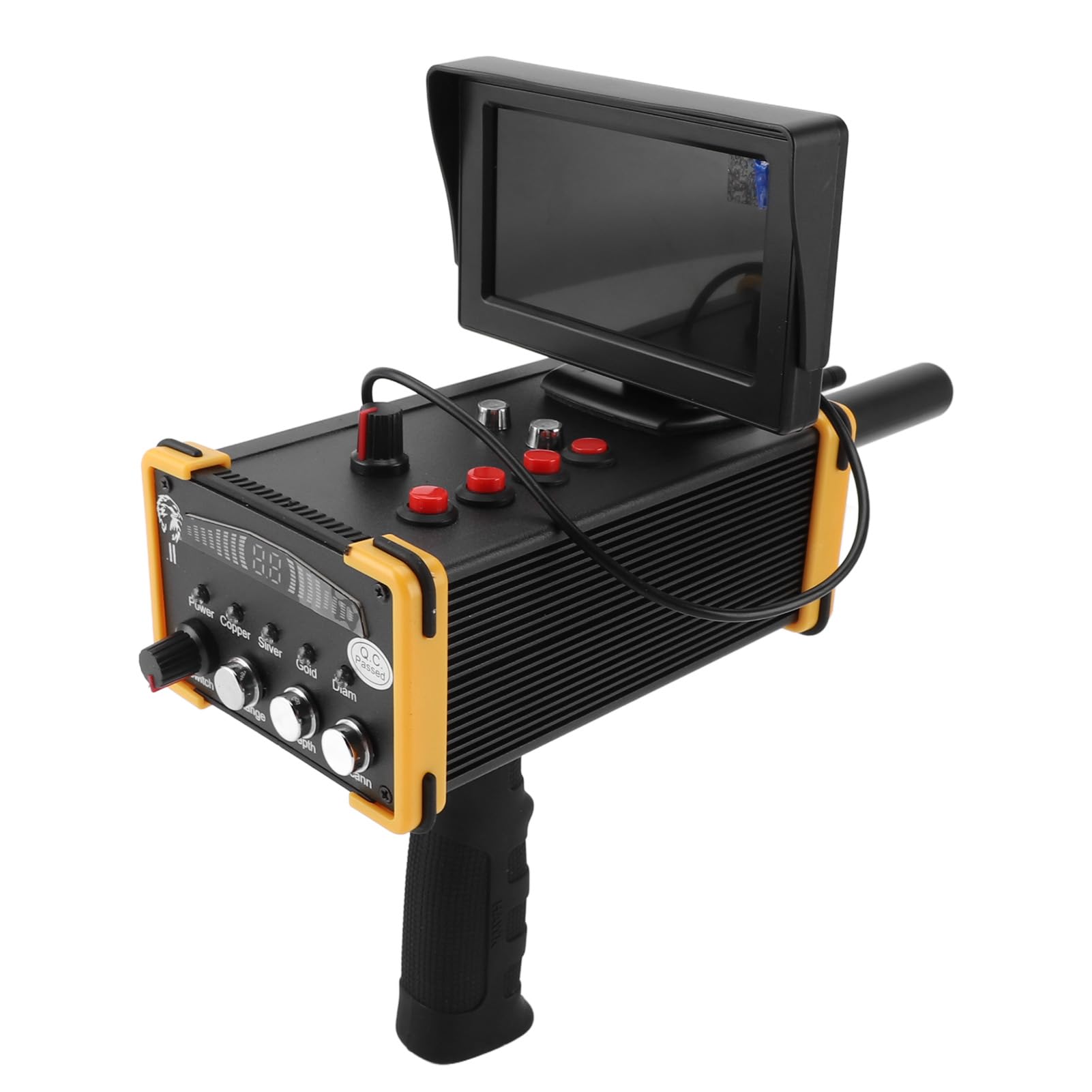 Fdit Détecteur de Métaux avec écran, Localisateur Souterrain Portable,