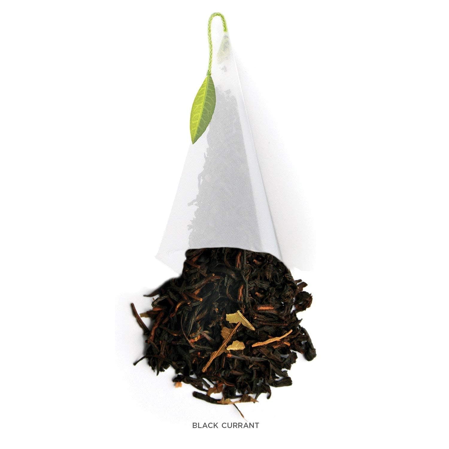 Tea Forte, Black Currant | opakowanie z 40 piramidami do zaparzania | bio-czarna herbata