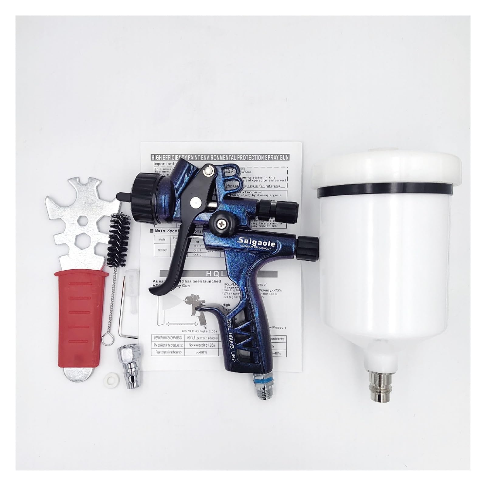 Pistolet à peinture HVLP 1.3mm pour restaurer vos voitures de collection