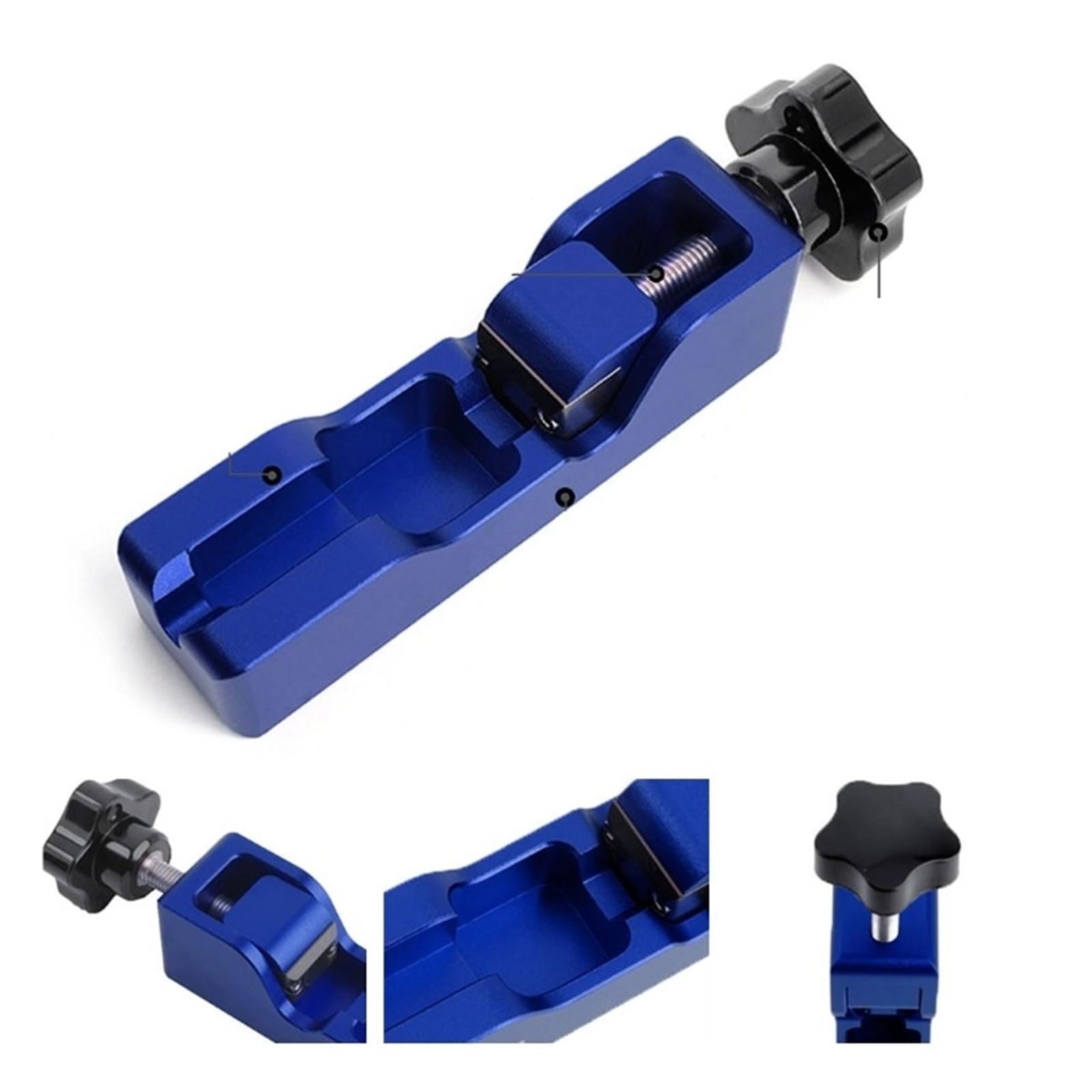 Narzędzie do usuwania regulacji szczeliny świecy zapłonowej dla większości pojazdów 10mm/12mm/14mm/16mm akcesoria do modyfikacji samochodów akcesoria samochodowe (Size : Blue)