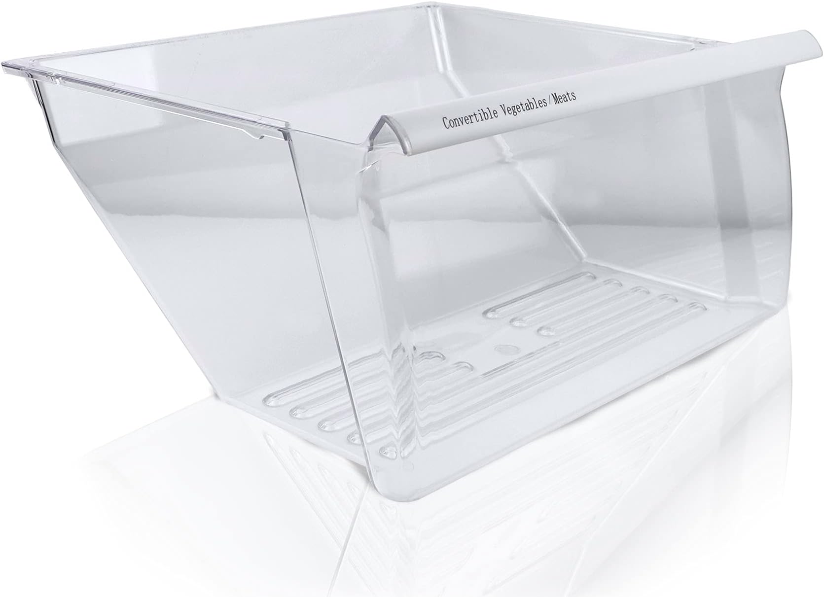 2188664 WP2188664 Refrigerator Door bin Crisper Bin (Bottom) with White Handle for Whirlpool, Kenmore, maytag, kitchenaid Refrigerator - WP2188664 PS890595 2188665