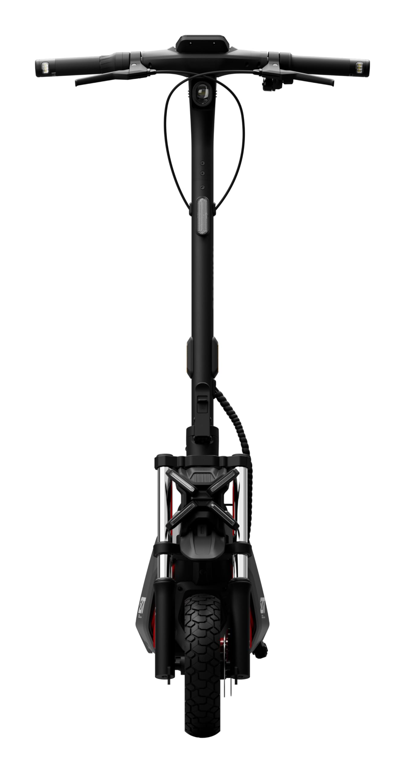 Segway-Ninebot, Monopattino Elettrico, Modello ZT3 PRO I per adulti, 25 km/h velocità massima, 70 km autonomia, Il controllo in frenata