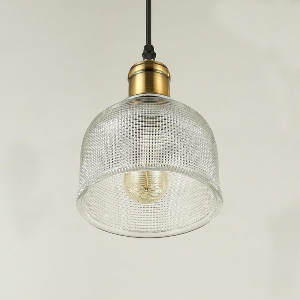 ペンダントライト, シンプルなレトロ工業用ガラス天井ペンダントランプ