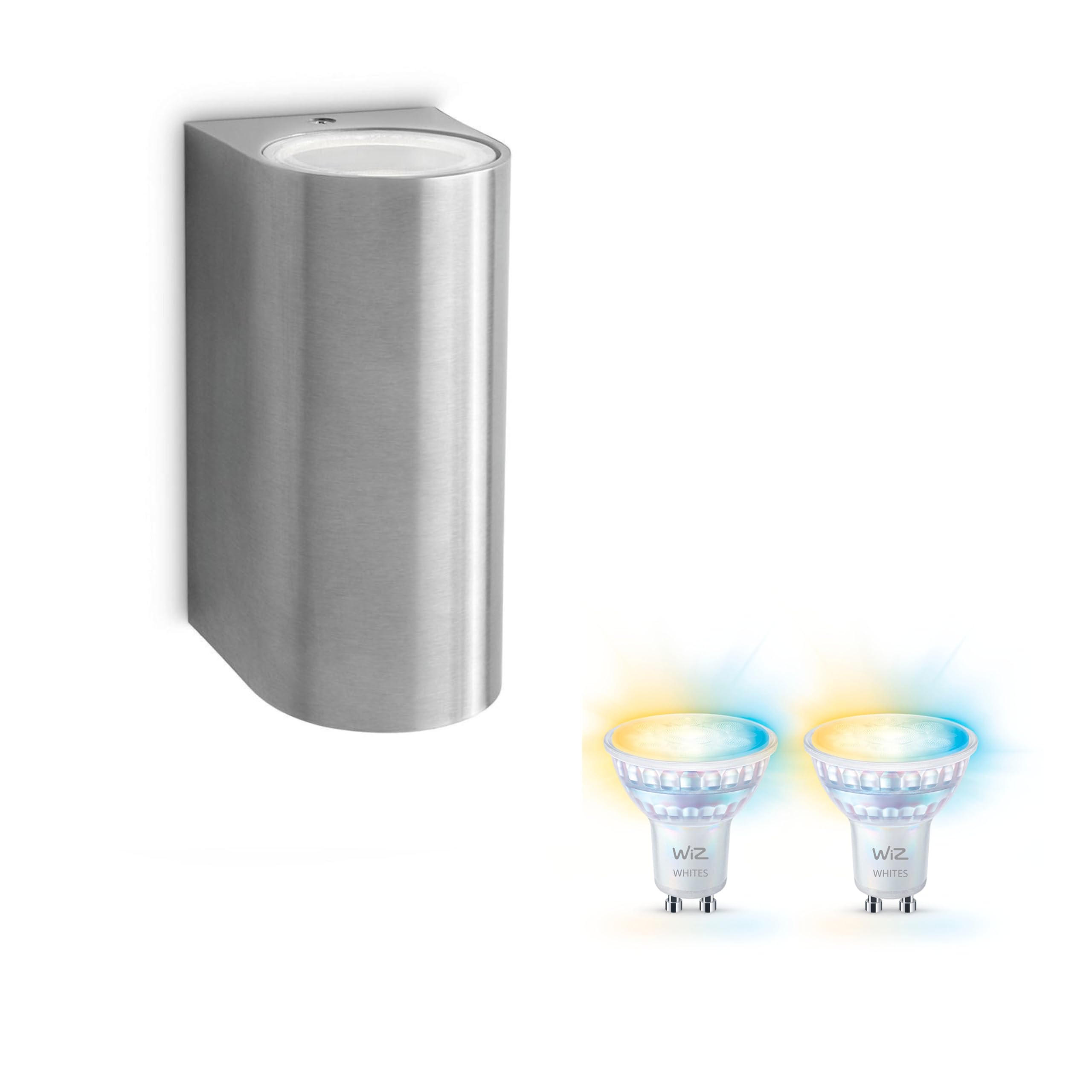 Philips WiZ Nightingale Applique murale d'extérieur Up&Down (Inox)