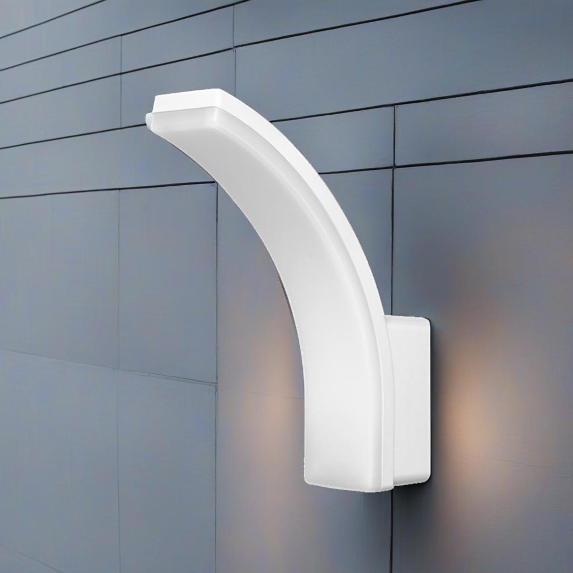 Applique Murale Exterieur 12W/15W/20W Lampe Exterieur Murale Eclairage Led Etanche IP65 Luminaire Pour Jardin Terrasse et Balcon (blanc)