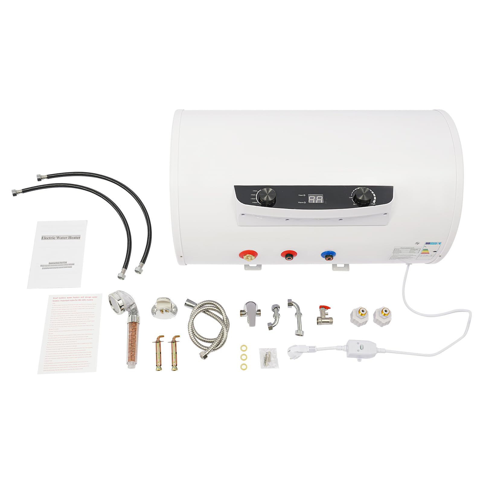 Scaldabagno elettrico da 2000 W, scaldabagno da parete da 70 l