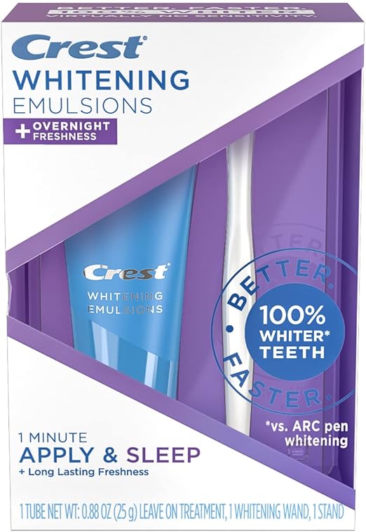Crest Whitening Emulsions LeaveOn Teeth Whitening Gel Kit