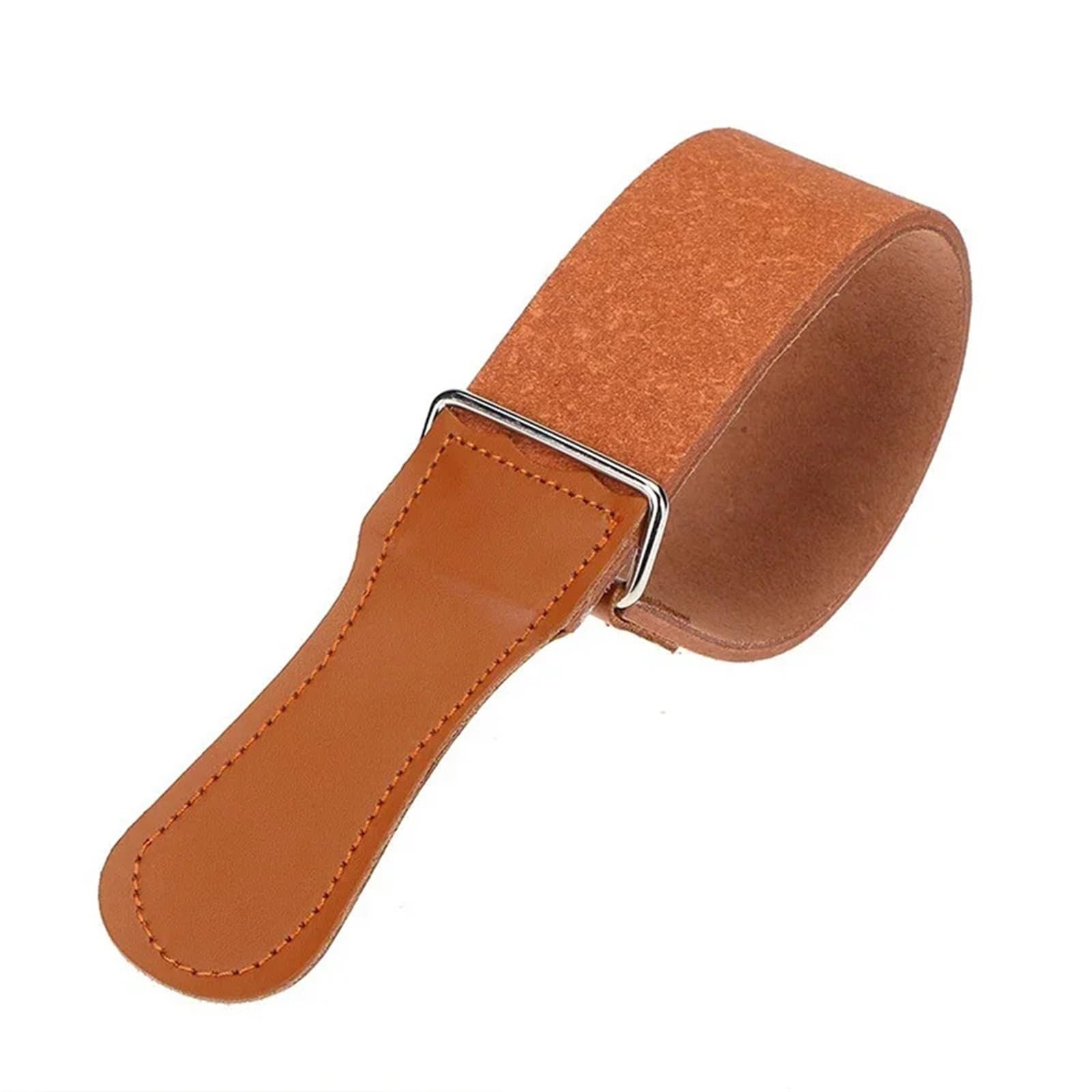 Coramella per Affilatura 1/2/3 pezzi Cinghia for affilatura in pelle for coltelli pieghevoli da barba dritta barbiere Cintura for e lucidatura Per Rasoi, Affilatura Coltelli E Scalpelli(3Pcs)