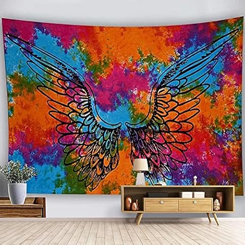 Tapiz pared Alas Mandala grande Cover