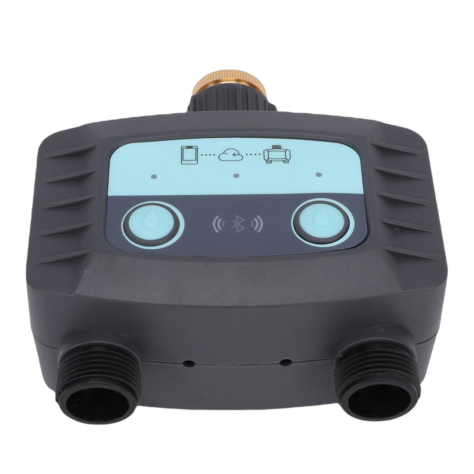 Zerodis Controller per Irrigazione Programmabile, Timer per Tubo da Giardino, Programmabile, con Presa di Ingresso in Ottone, Adatto per Piante in Vaso da Giardino all'aperto, Timer Intelligente