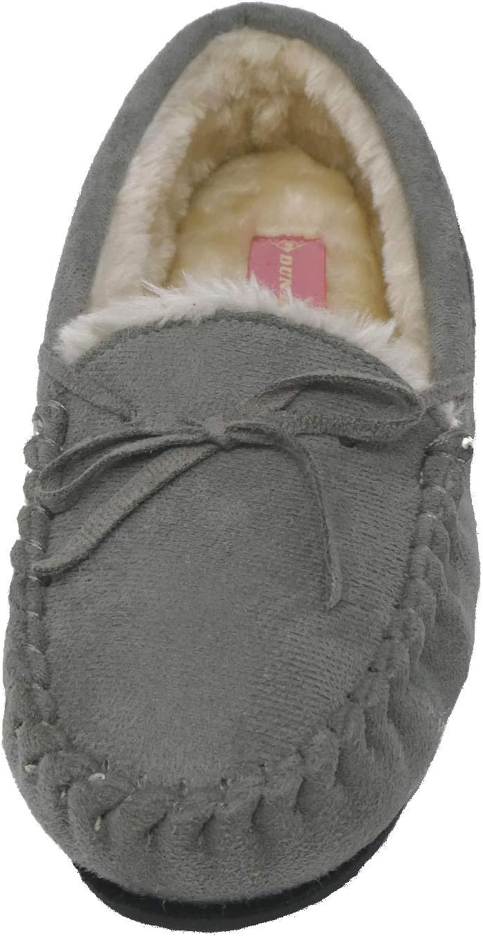 DUNLOP, LS152F-7 BETH Ladies Moccasin Slippers size 7 Grey 4 61Betn10s5L. AC SL1500