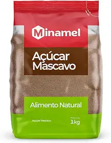 Minamel Açúcar Mascavo Pacote 1Kg