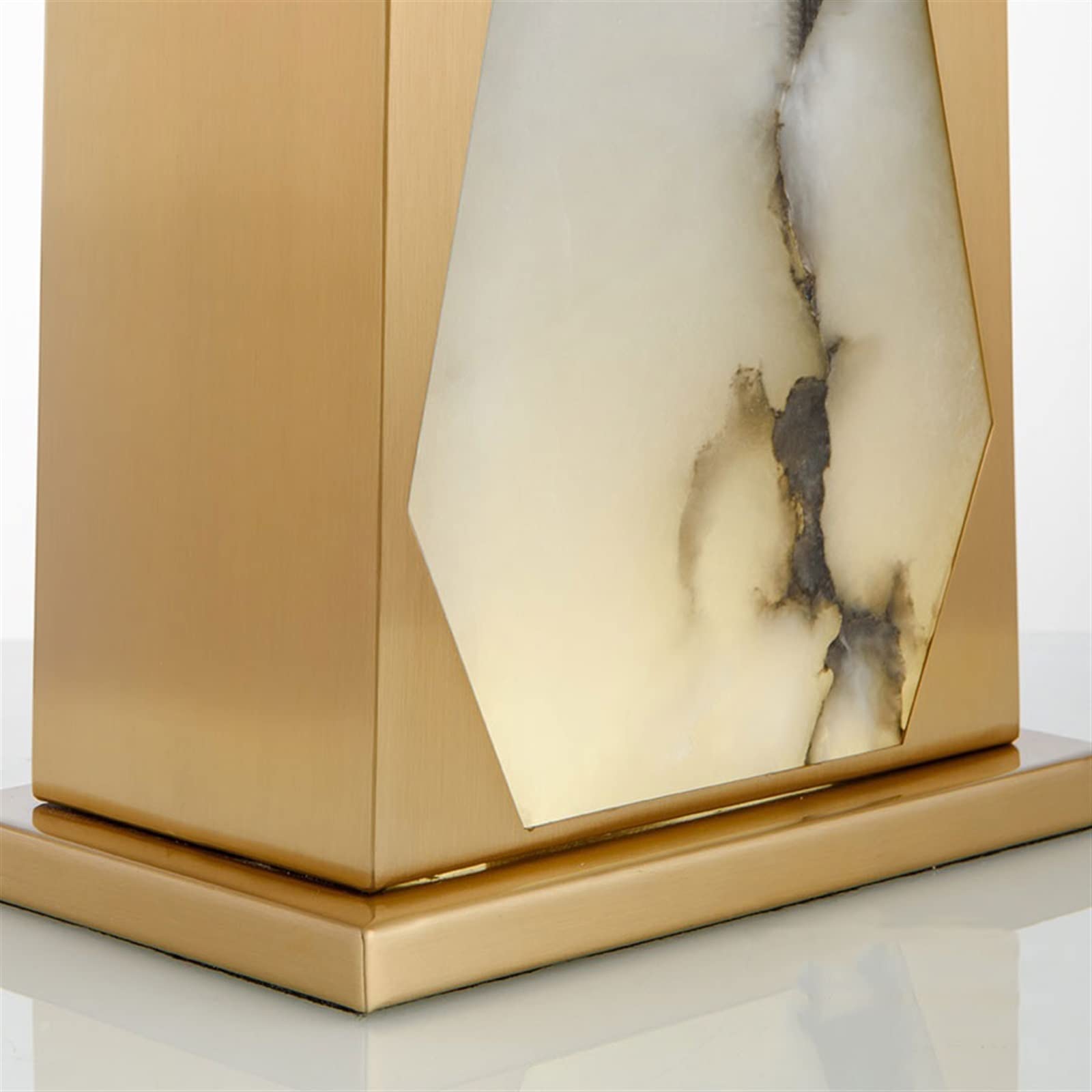 Affascinante Lampada da tavolo moderna in marmo di lusso decorativa for veranda, soggiorno, grande lampada comodino for camera letto Arredamento per la casa