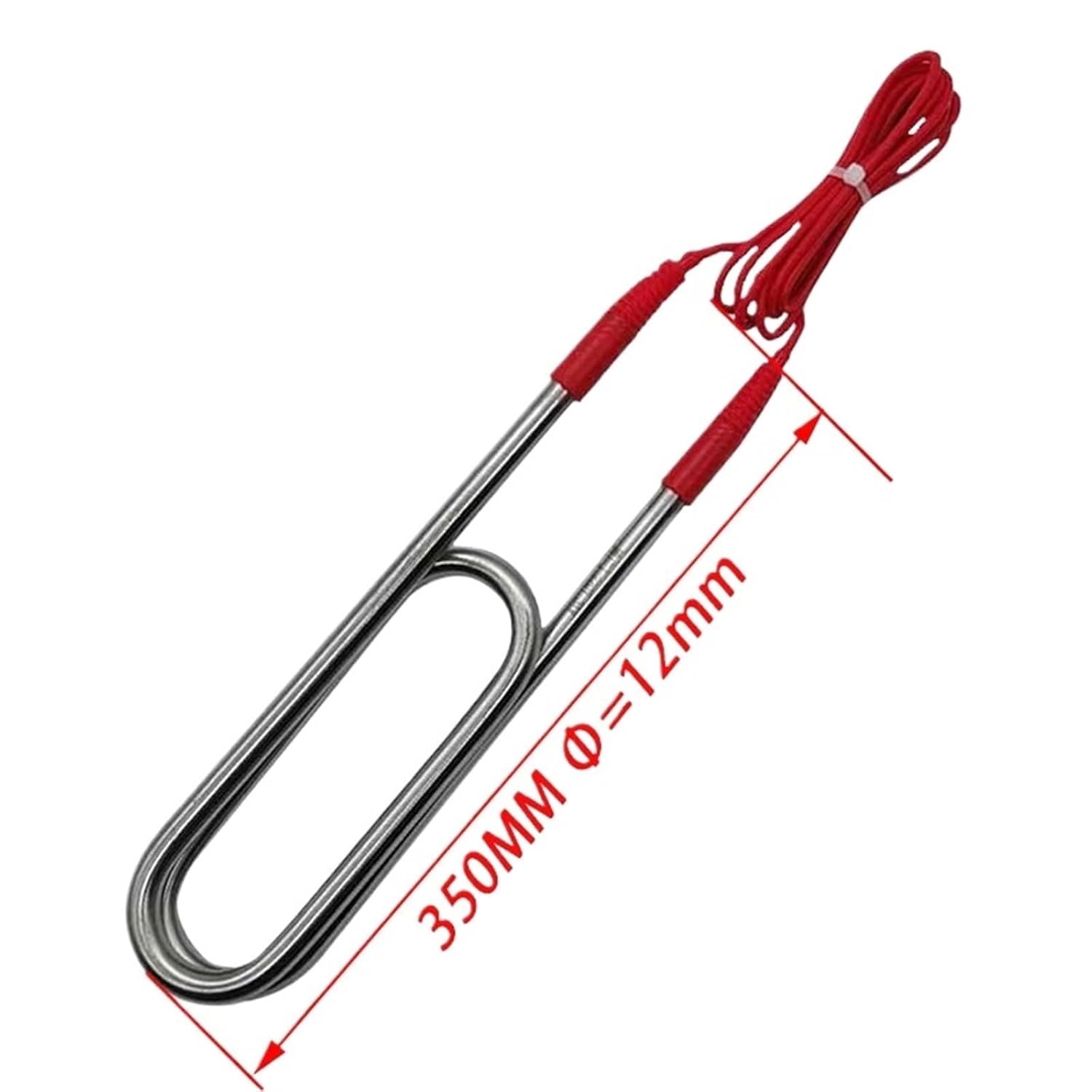 1pcs 220V/380V Electric Heating Tube U Type Stainless Steel Immersion Water Heater for Tank(220V,4KW 380mmL)