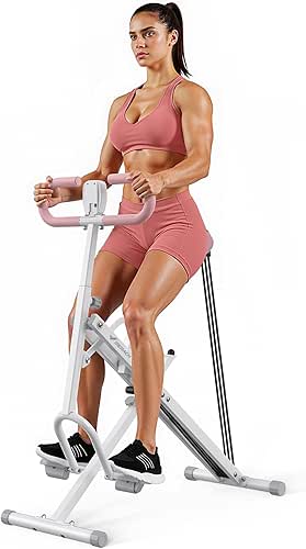 Squat Machine, MERACH R07 2 in 1 Squat Rowing Machine,