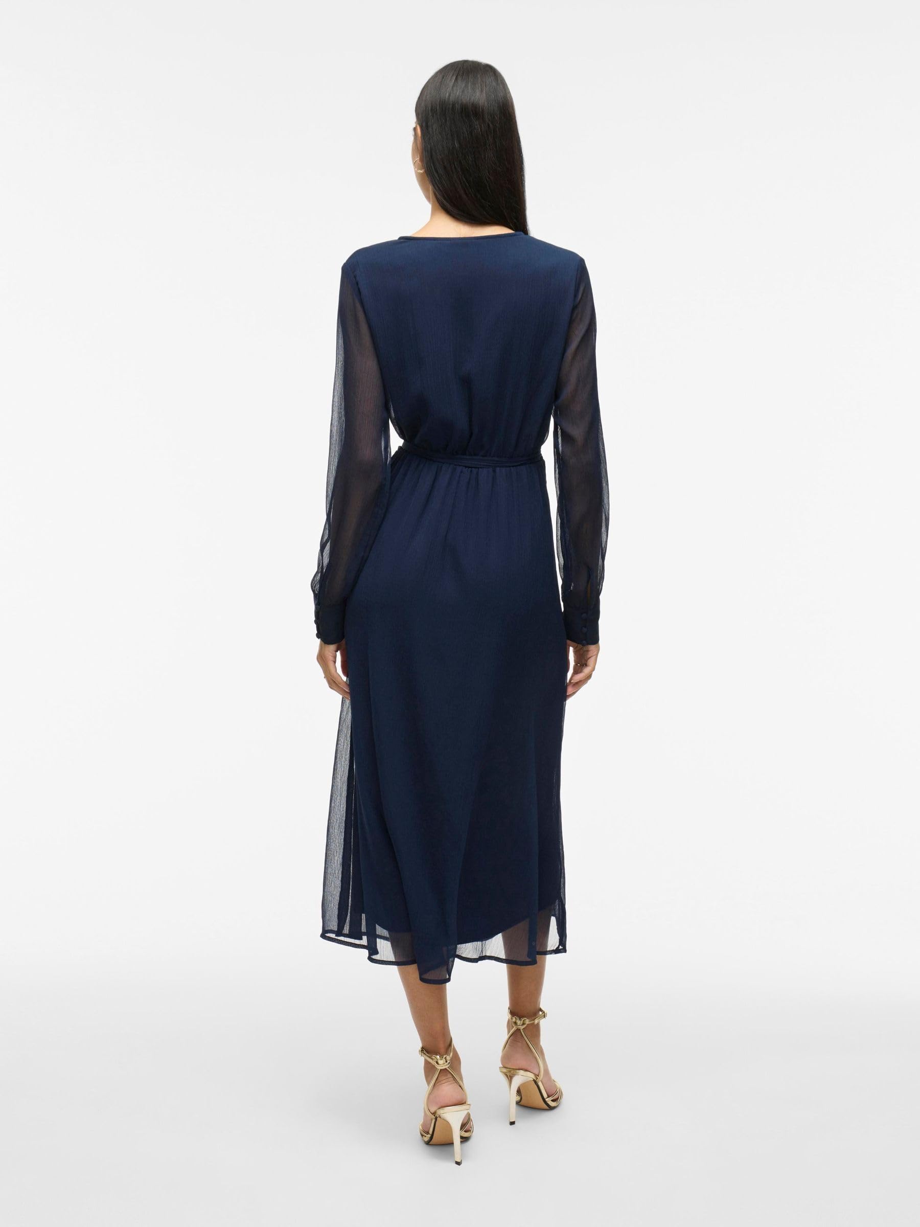 Vila Female Maxikleid VIFALIA Langarm | Midi dress