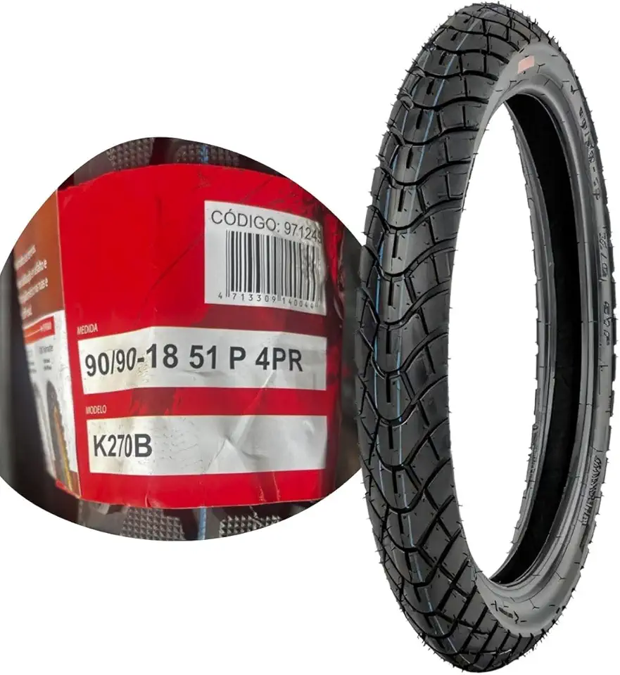 Pneu Moto Kenda Aro 18 K761 90/90-18 51p Tt - Traseiro Trail