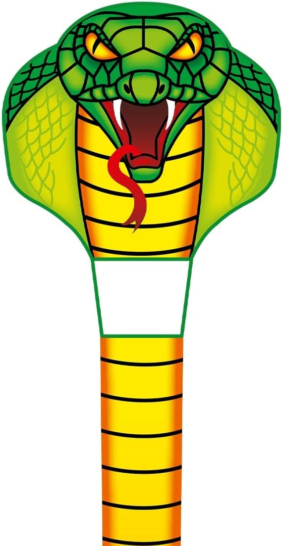 HQ Kites and Designs Emerald Cobra Kite Active Play for Ages 5 to 12