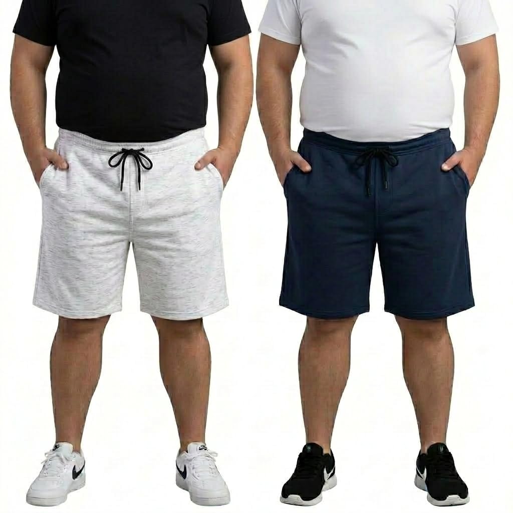 The Men's Cotton Short for Men | Knee Length Plus Size Shorts for Men | Mens Regular Fit Cotton Lounge & Casual Short's | Soft Fabric (XXL, 3XL, 4XL, 5XL, 6XL, 7XL, 8XL)-image-38