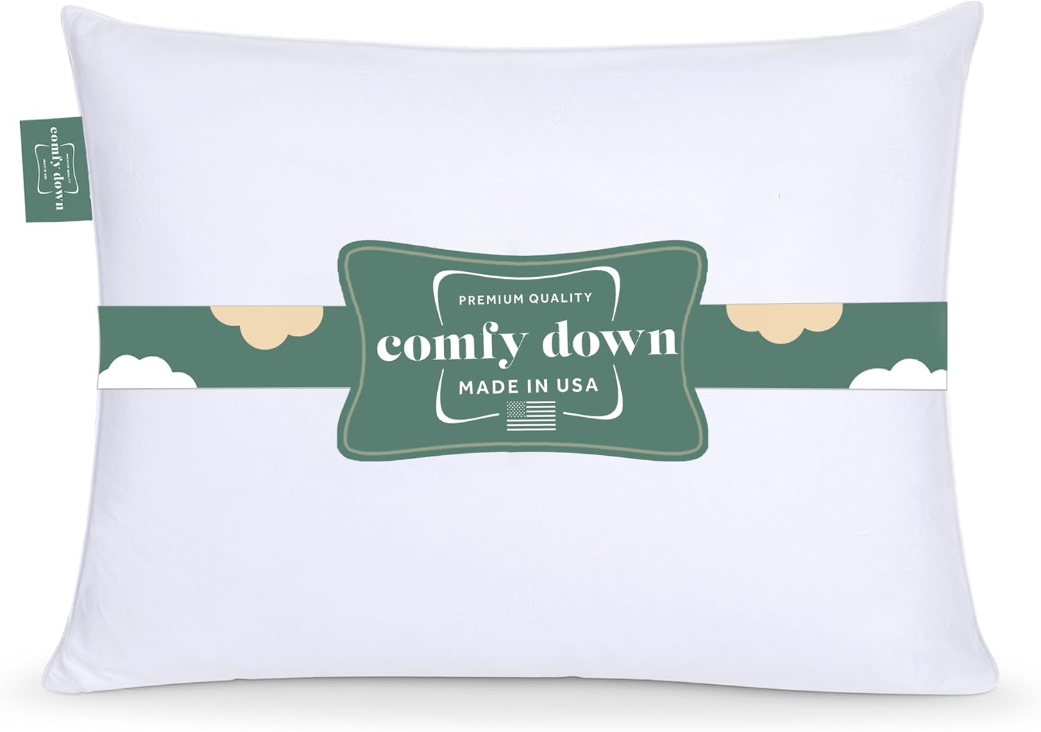 ComfyDown King Size Pillowcase – 100% Egyptian Cotton, 300 Thread Count, 20"x36", Zipper Closure - View #10