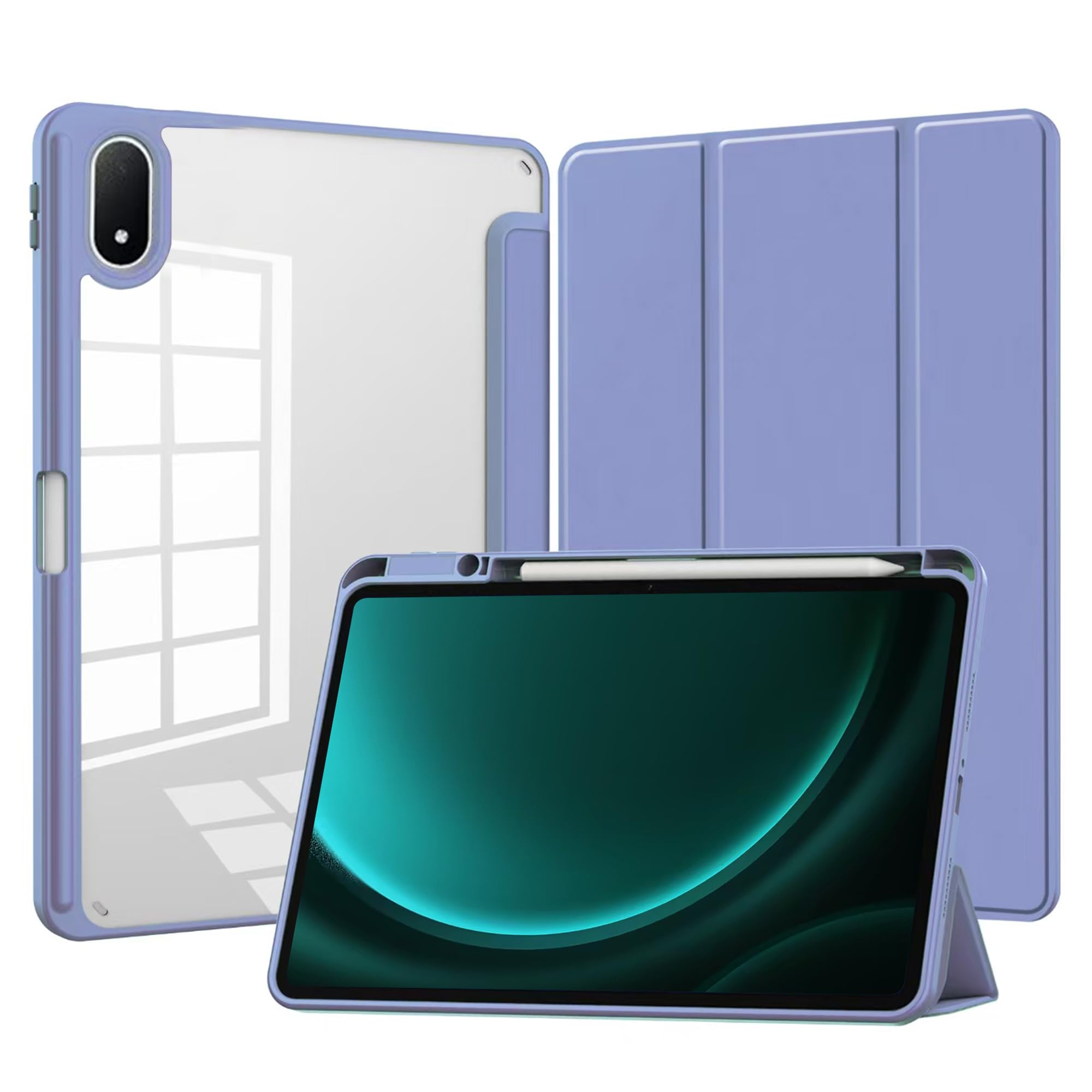 Coque Oneplus Pad 3 antichoc violette idéale pour le train - 7