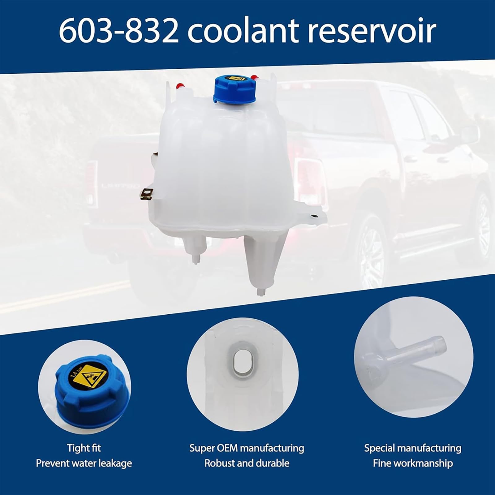 Depósito de refrigerante de repuesto para Promaster 1500 2500 3500 2014-2021 52014880AA 68097622AA