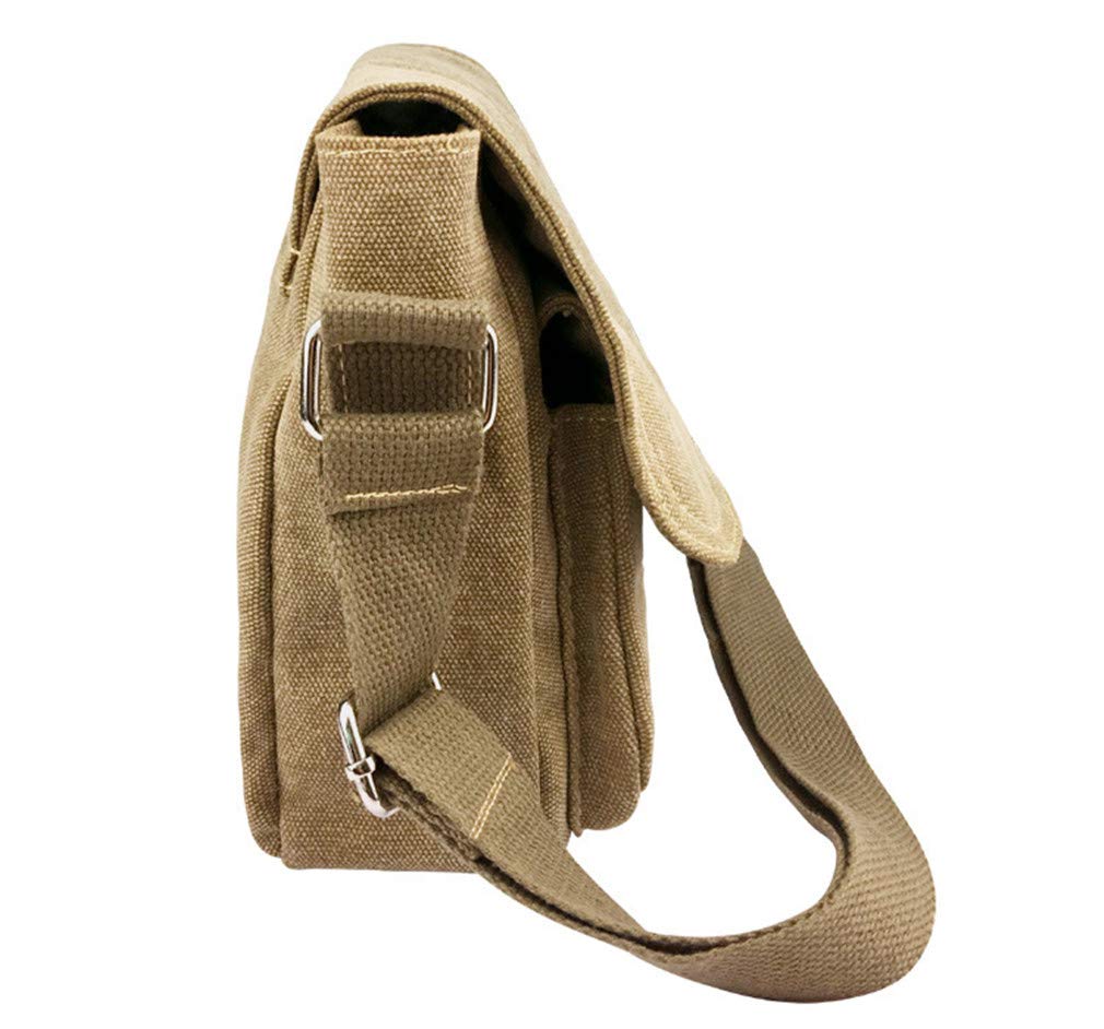 Petits Sacs de Messager Sac à Bandoulière en Toile Mini Besaces Sac à Épaule Sacoche 1